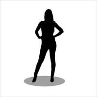 Women silhouette vector