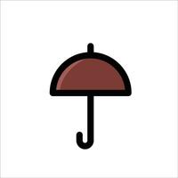 Umbrella icon vector