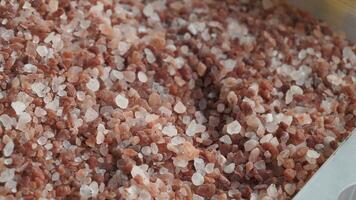 rå torkades rosa himalayan salt video