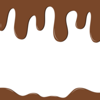 Melted Drips Shape Illustration. png