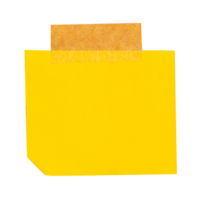 yellow sticky note with tape png