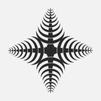 Snow vector icon with white background.