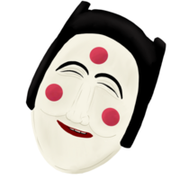 clown med en mask png