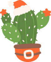 Christmas Cactus Cowboy Cartoon Drawing png