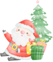 Christmas Santa Claus Watercolor png