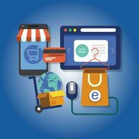 SEO Tool For Ecommerce Business vector