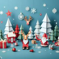 Enchanting Yuletide - Whimsical Papercraft Creations Bring Christmas Magic to Life photo