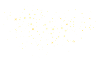luccichio oro particelle sfondo effetto per saluto carta. Natale raggiante leggero bokeh sfondo struttura. png