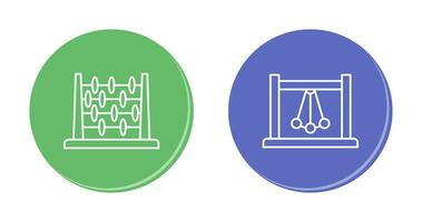 Abacus and Pendulum Icon vector