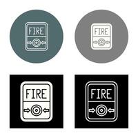 Fire Button Vector Icon