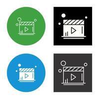 Video Player Vector Icon