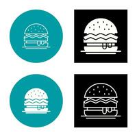 Hamburger Vector Icon