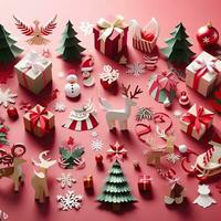 Enchanting Yuletide - Whimsical Papercraft Creations Bring Christmas Magic to Life photo