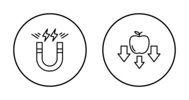 Energy and Gravity Icon vector