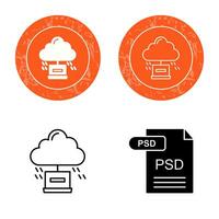 Cloud Computing Vector Icon