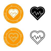 Heart Beat Vector Icon