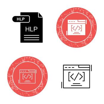 Web Coding Vector Icon
