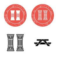 Picnic of Table Vector Icon