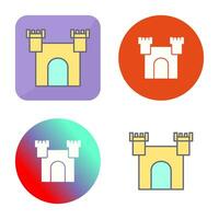 Unique Castle Vector Icon