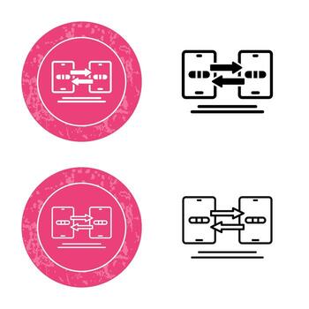 Data Synchronization Vector Icon