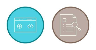 clean code and case study Icon vector