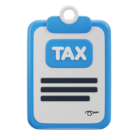Clipboard with tax return icon png