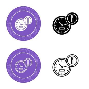 Clock Vector Icon
