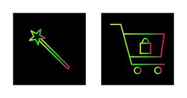 magic and shopping  Icon vector