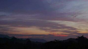 Abend Himmel Hintergrund Vor Sonnenuntergang video