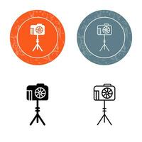 Unique Camera Stand Vector Icon