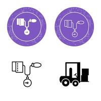 Forklifter Vector Icon