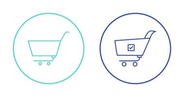 empty cart and confirm order  Icon vector