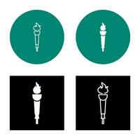 Museum Torch Vector Icon