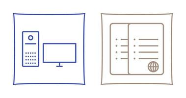 computer and corrupted data  Icon vector