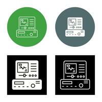 Electrocardiogram Vector Icon