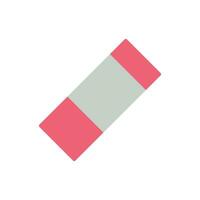 Eraser Icon. Eraser Flat Icon Symbol Vector Illustration