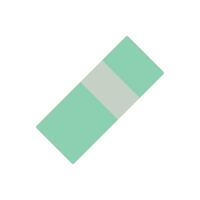 Eraser Icon. Eraser Flat Icon Symbol Vector Illustration