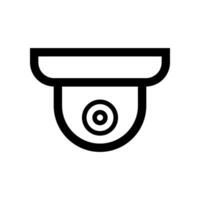 Cctv Camera Icon. Lineal Style Cctv Camera Outline Icon Vector Illustration