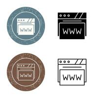 Web Browser Vector Icon