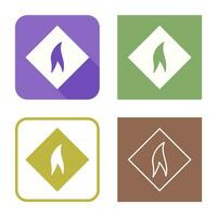 Flammable Material Vector Icon