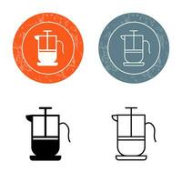 French Press Vector Icon