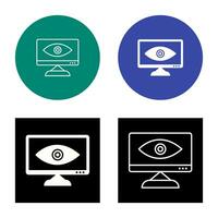 Unique Web Visibility Vector Icon