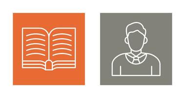 Book and Judge Icon vector