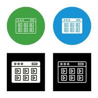 Online Course Vector Icon