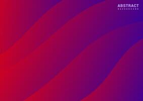 abstract background with red and blue waves vector