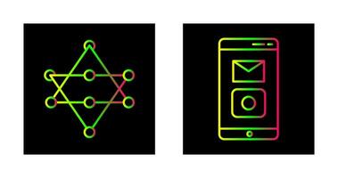 Networks and Mobile Applications Icon vector