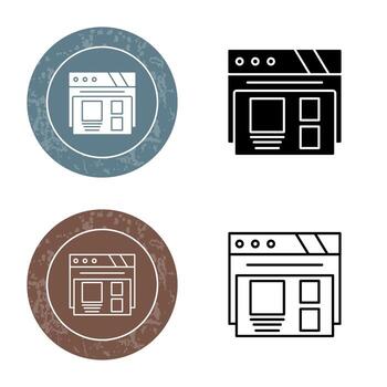 Layout Vector Icon