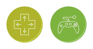 Direction Key and Gaming Control Icon vector