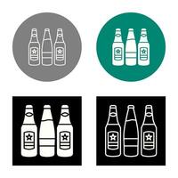 Beer Bottles Vector Icon