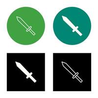 Unique Sword Vector Icon